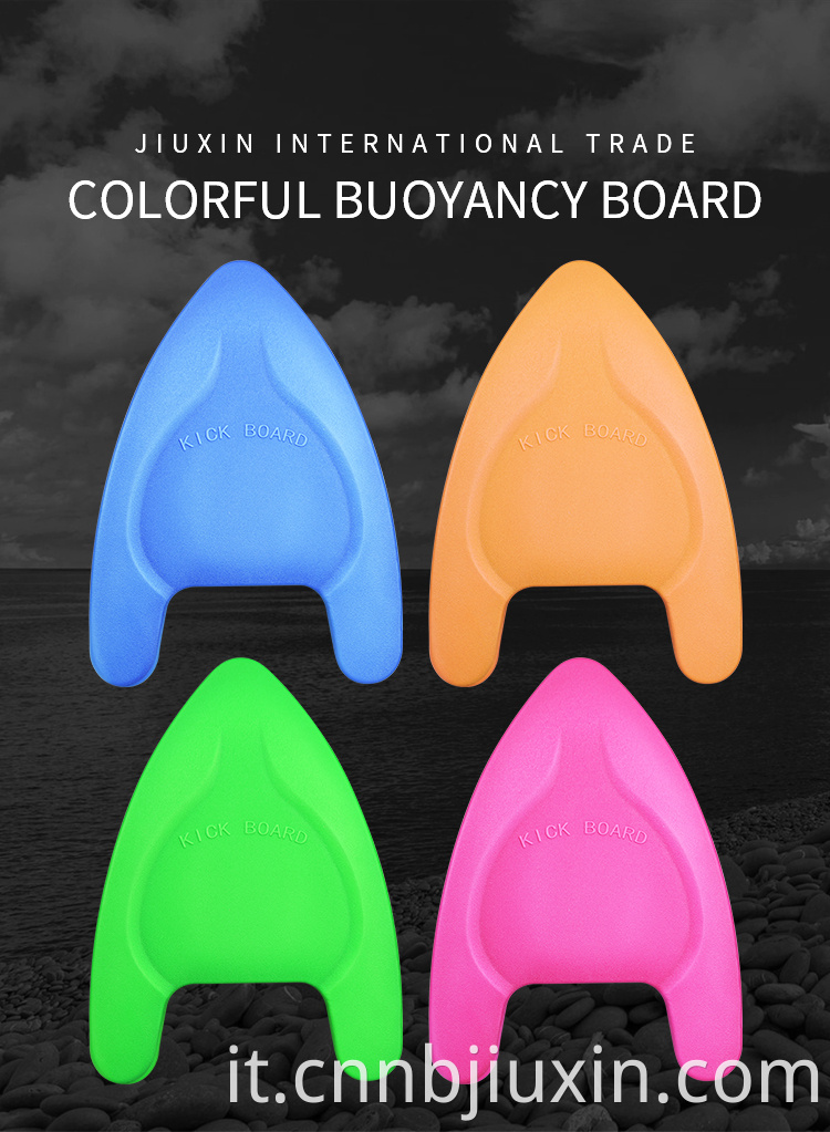 Hot pressed triangle swimming board